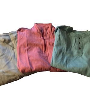 Ocean Coast set of 3 king sleeved cotton shirts like new excellent condition